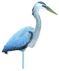 Flambeau Outdoors 5960Cd Great Blue Heron Decoy Includes Metal Stake - 1-Pack