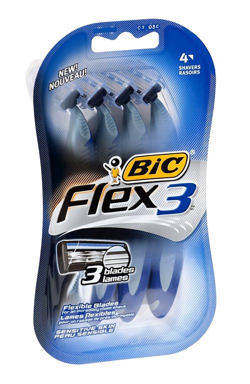 Bic Flex 3 Men'S 4ct Size 4ct Bic Flex 3 Men'S 4ct