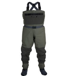 Compass 360 by SJK Deadfall STFT Fishing Wader, SM, Coffee/Stone