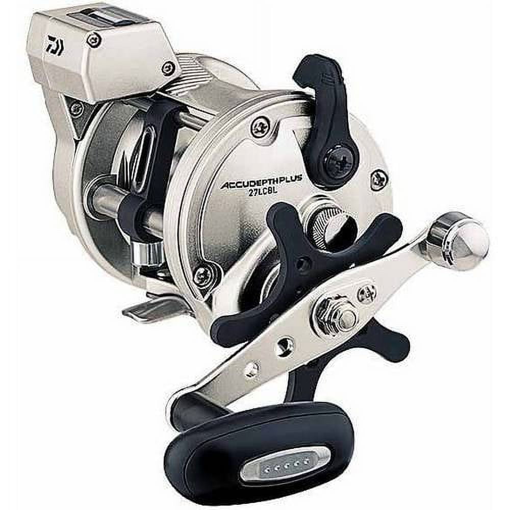 Daiwa Accudepth Plus-B 4.2:1 Line Counter Casting Fishing Reel, Left Hand - ADP27LCBL