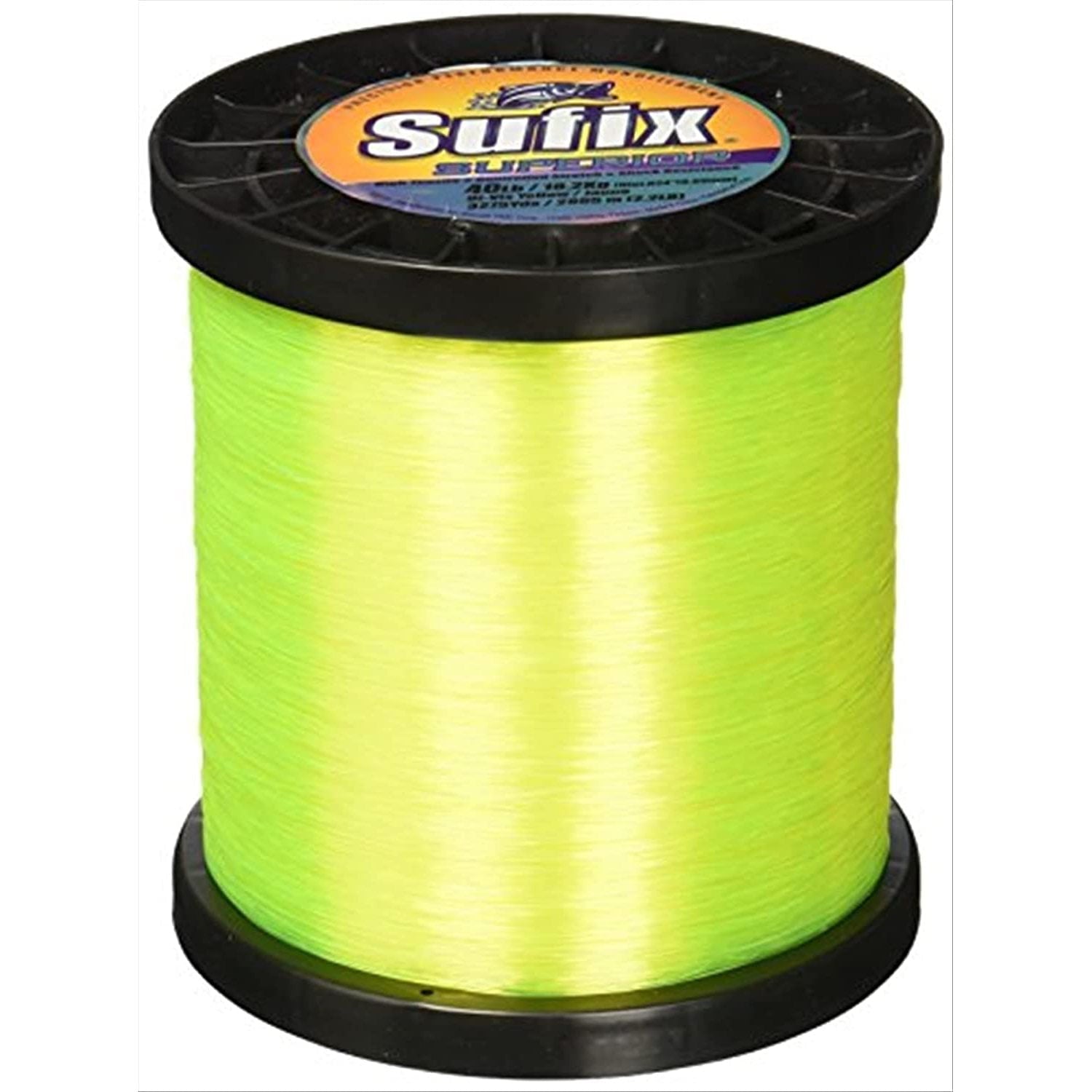 '' Superior Spool Size Fishing Line (Yellow, 50-Pound)