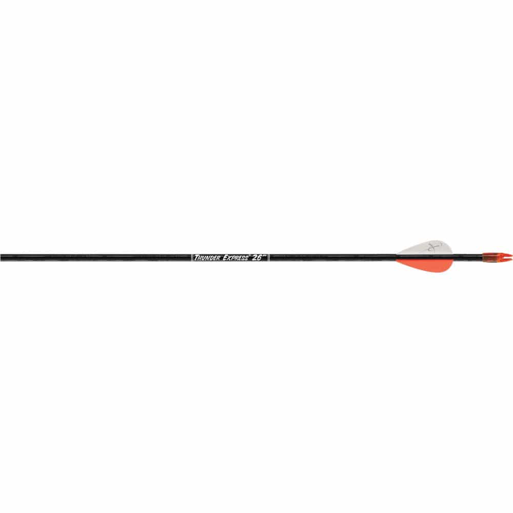Carbon Express Thunder Express Black Youth Arrow, 26"