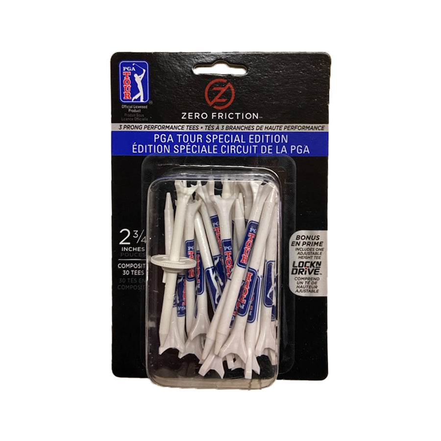 90 Zero Friction PGA Tour 2-3/4" Golf Tees